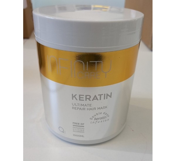 РЕГЕНЕРИРАЩА МАСКА С КЕРАТИН INFINITY KERATIN ULTIMATE REPAIR HAIR MASK 1000ML